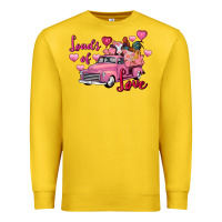 Lemon Loads of love Valentine's Day farm truck Premium Sweatshirt - FaDigitalArtStudio