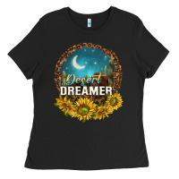 Black desert dreamer Ladies Tee - NancyCooperArtShop