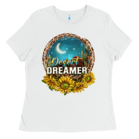 White desert dreamer Ladies Tee - NancyCooperArtShop