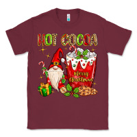 Burgundy Christmas gnome hot cocoa Classic Tee - MaliasSmallBusiness