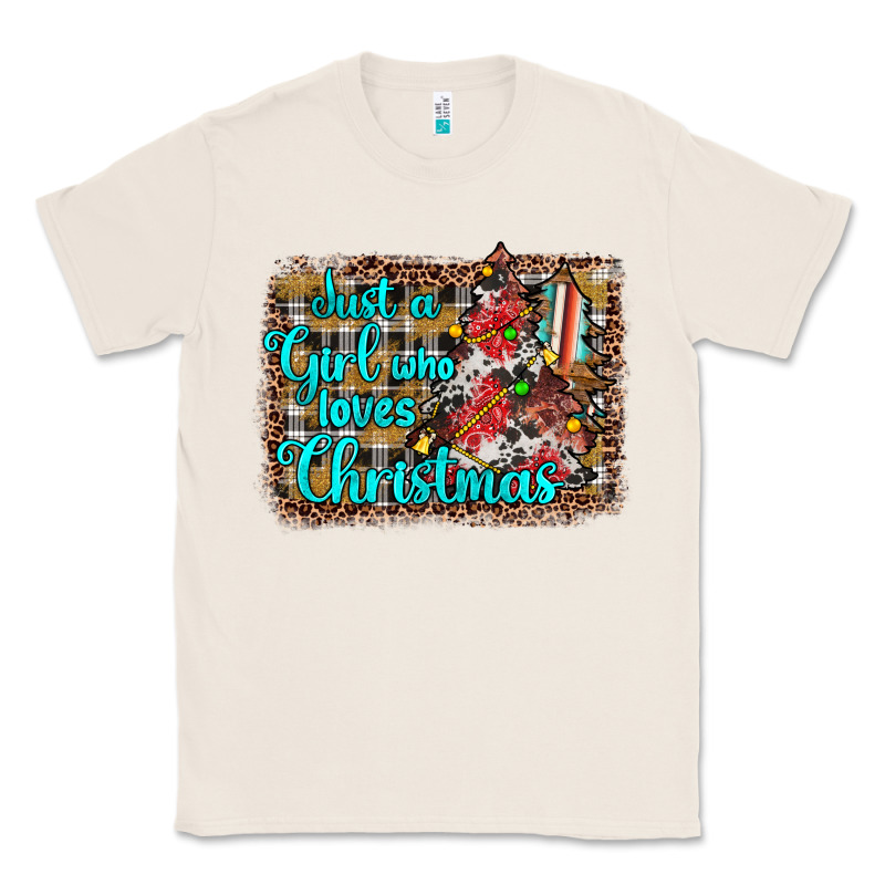 Just A Girl Who Loves Christmas Classic Tee by JahusDesignShop | Teevron