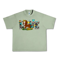Oil Green love western cow Urban Heavy Tee - JahusDesignShop