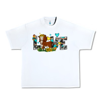 White love western cow Urban Heavy Tee - JahusDesignShop