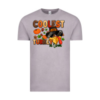 Vintage Zinc coolest turkey in town Vintage Tee - MaliasSmallBusiness