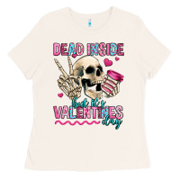 Bone dead inside but it's valentines day Ladies Tee - Jasminsmagicworld