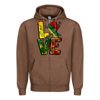 Chestnut love juneteenth Zipper Hoodie - CowGirlArtShop