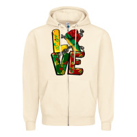 Sandshell love juneteenth Zipper Hoodie - CowGirlArtShop