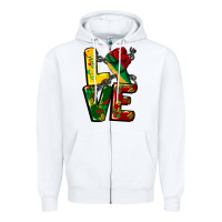 White love juneteenth Zipper Hoodie - CowGirlArtShop