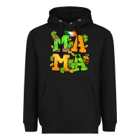 Black St. Patrick's Day mama Heavyweight Hoodie - OliviaCreatesArt