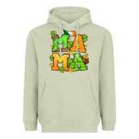 Matcha St. Patrick's Day mama Heavyweight Hoodie - OliviaCreatesArt