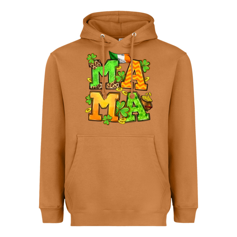 St. Patrick's Day Mama Heavyweight Hoodie by OliviaCreatesArt | Teevron