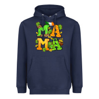 Navy St. Patrick's Day mama Heavyweight Hoodie - OliviaCreatesArt
