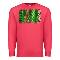 Cardinal St. Patrick's Day brushstroke Premium Sweatshirt - OliviaCreatesArt