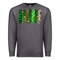 Charcoal Heather St. Patrick's Day brushstroke Premium Sweatshirt - OliviaCreatesArt