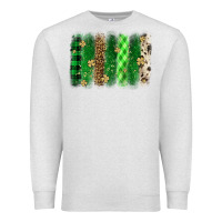 Oatmeal Heather St. Patrick's Day brushstroke Premium Sweatshirt - OliviaCreatesArt