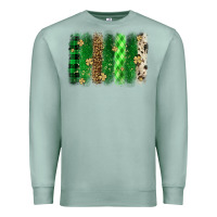 Seafoam St. Patrick's Day brushstroke Premium Sweatshirt - OliviaCreatesArt
