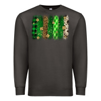 Smoke St. Patrick's Day brushstroke Premium Sweatshirt - OliviaCreatesArt