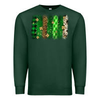 Sports Green St. Patrick's Day brushstroke Premium Sweatshirt - OliviaCreatesArt
