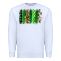 White St. Patrick's Day brushstroke Premium Sweatshirt - OliviaCreatesArt