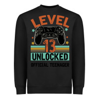 Black Level 13 Unlocked Official Teenager 13th Birthday Heavyweight Sweatshirt - Bettercallsaul