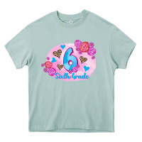 Arona back to school flowers sixth grade 3200x2400 Heavy Core Tee - AdoDesignShop