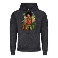 Vintage Black black afro boy love Vintage Hoodie - NancyCooperArtShop