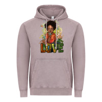 Vintage Zinc black afro boy love Vintage Hoodie - NancyCooperArtShop