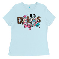 Baby Blue dialysis nurse Ladies Tee - NancyCooperArtShop
