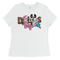 White dialysis nurse Ladies Tee - NancyCooperArtShop