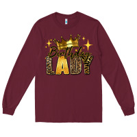 Burgundy birthday lady Long Sleeve Tee - RanaPortraitStore