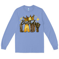 Colony Blue birthday lady Long Sleeve Tee - RanaPortraitStore
