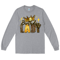 Heather Grey birthday lady Long Sleeve Tee - RanaPortraitStore