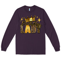 Plum birthday lady Long Sleeve Tee - RanaPortraitStore