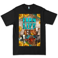 Black Western Farm Life Premium Tee - LillyAllenDesigns