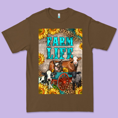 Western Farm Life Premium Tee Designed By Lillyallendesigns