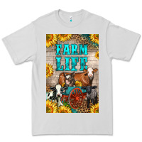 Dove Grey Western Farm Life Premium Tee - LillyAllenDesigns