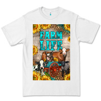 White Western Farm Life Premium Tee - LillyAllenDesigns