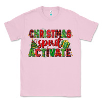 Bubblegum Pink christmas spirit activate Classic Tee - MaliasSmallBusiness