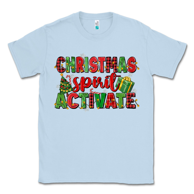 Christmas Spirit Activate Classic Tee by MaliasSmallBusiness | Teevron