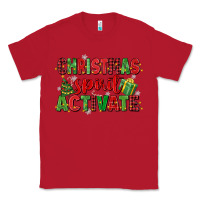 Red christmas spirit activate Classic Tee - MaliasSmallBusiness