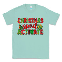 Seafoam christmas spirit activate Classic Tee - MaliasSmallBusiness