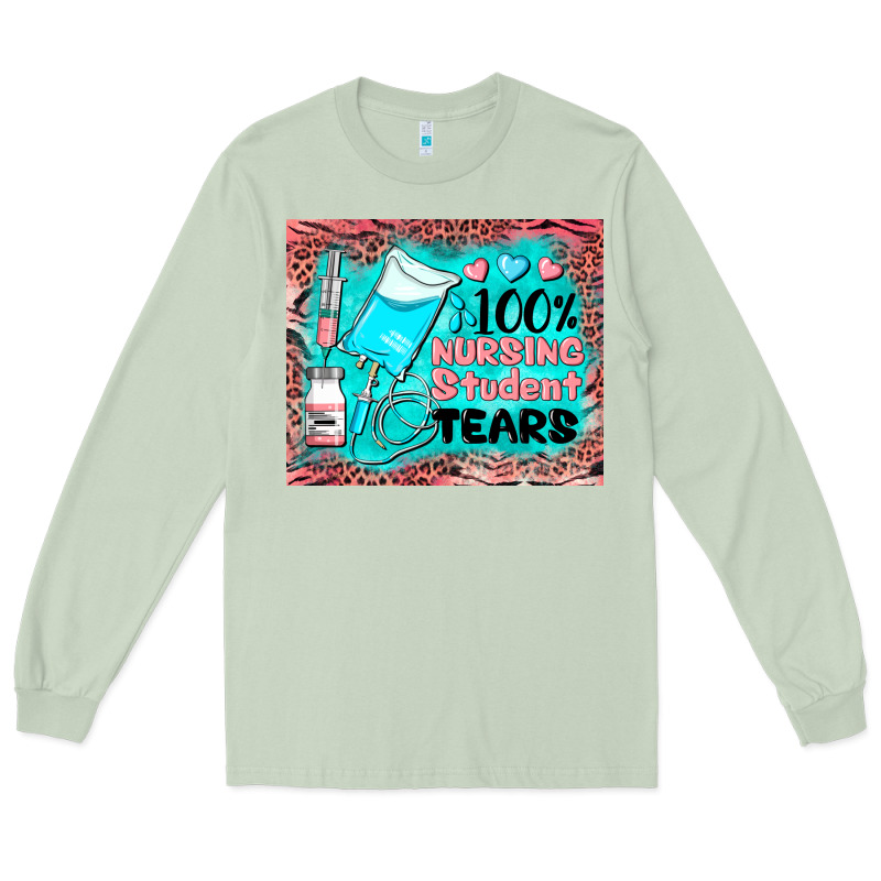 100 Nursing Student Tears Mousepad Long Sleeve Tee by BarkalooDesign | Teevron