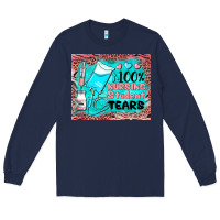 Navy 100 nursing student tears mousepad Long Sleeve Tee - BarkalooDesign