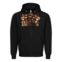 Black melanin juneteenth Zipper Hoodie - CowGirlArtShop