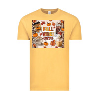 Vintage Mustard fall vibes coffee Vintage Tee - MaliasSmallBusiness