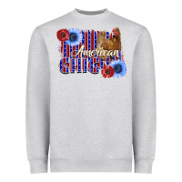 Heather Grey American Chicken Heavyweight Sweatshirt - Bettercallsaul