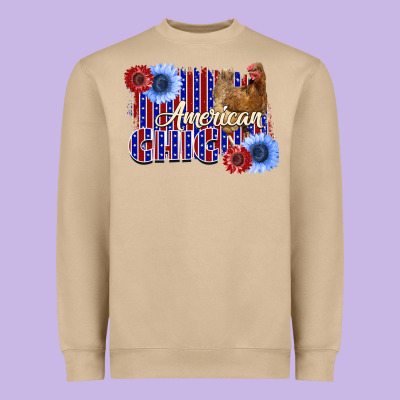 American Chicken Heavyweight Sweatshirt Designed By Bettercallsaul