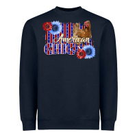 Navy American Chicken Heavyweight Sweatshirt - Bettercallsaul