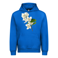 Cobalt Mock Oranges Illustrations Urban Hoodie - LillyAllenDesigns