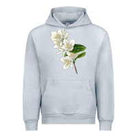 Heather Grey Mock Oranges Illustrations Urban Hoodie - LillyAllenDesigns